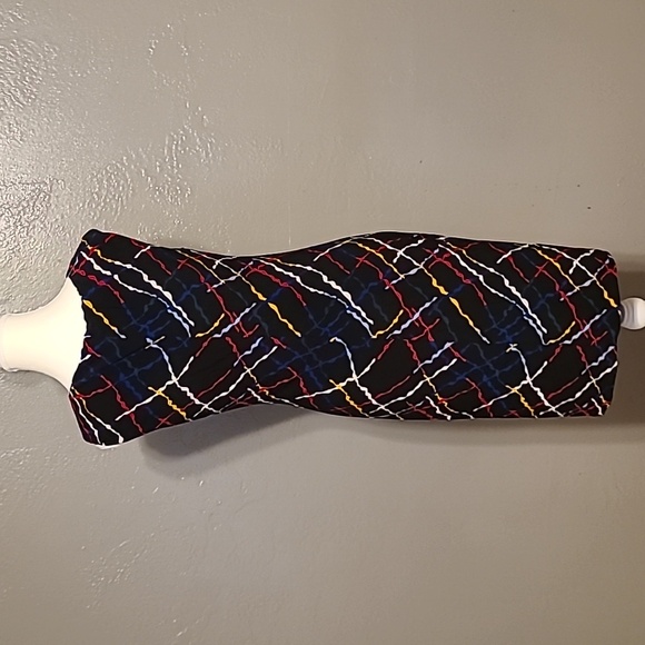 Anne Klein women's small  Faux-Wrap sleeveless knee length dress NWT - Picture 3 of 11